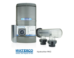 อุปกรณ์สระว่ายน้ำ เครื่องผลิตคลอรีนจากเกลือ/น้ำแร่ WATERCO รุ่น Hydrochlor MK3