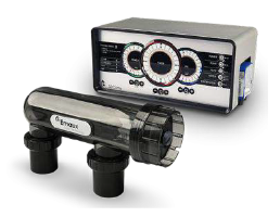 อุปกรณ์สระว่ายน้ำ เครื่องผลิตคลอรีนจากเกลือ EMAUX รุ่น SSC-One (with automatic pH Feeder)