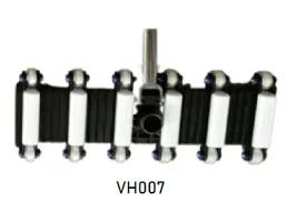 อุปกรณ์สระว่ายน้ำ ห้องอบซาวน่า ล้อดูดตะกอน 19 นิ้ว ก้านต่ออลูมิเนียม MONA รุ่น VH007 สีดำ