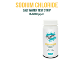 ชุดวัดค่าความเค็ม Sodium Chloride Salt Water Test Stript รุ่น W-SA