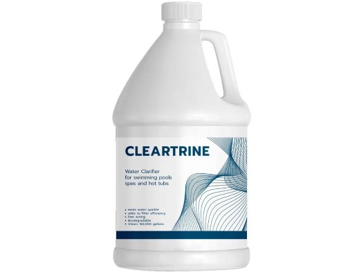 อุปกรณ์สระว่ายน้ำ ห้องอบซาวน่า CLEARTRINE น้ำยาช่วยน้ำใสเร็ว แก้ไขปัญหาน้ำขุ่น เข้มข้น